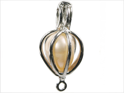 Place the pearl within the pendant