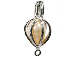 Place the pearl within the pendant